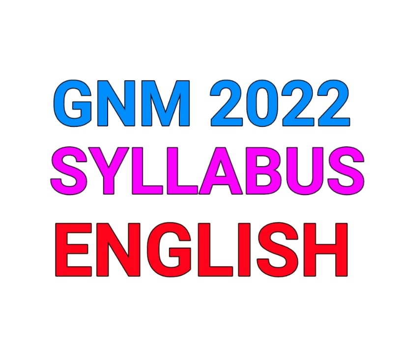 GNM SYLLABUS 2022